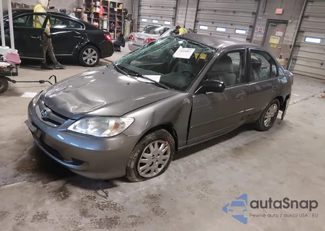 2004 Honda Civic Lx from USA, damaged, VIN 1HGES16544L022288